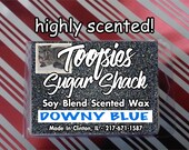 downy wax melts, soy downy blue type wax melts, strong downy wax tart melts