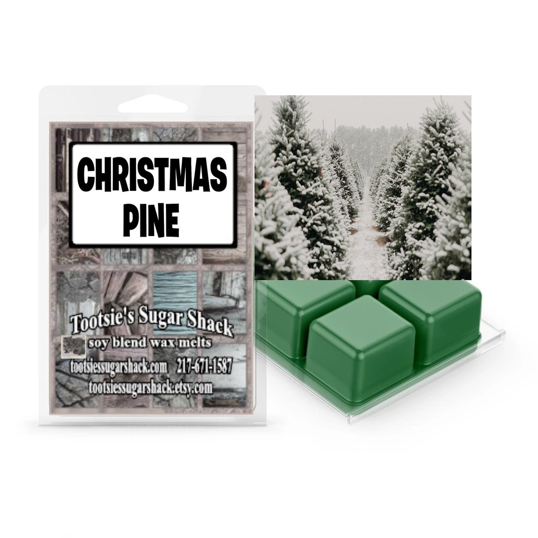 Christmas Pine Wax Melts, Christmas TREE Scent Wax Melt, Strong Pine