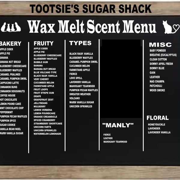Wax Melts - strong wax tart melts - soy blend wax melts - cheap strong wax melts - wax tarts - choose your scent