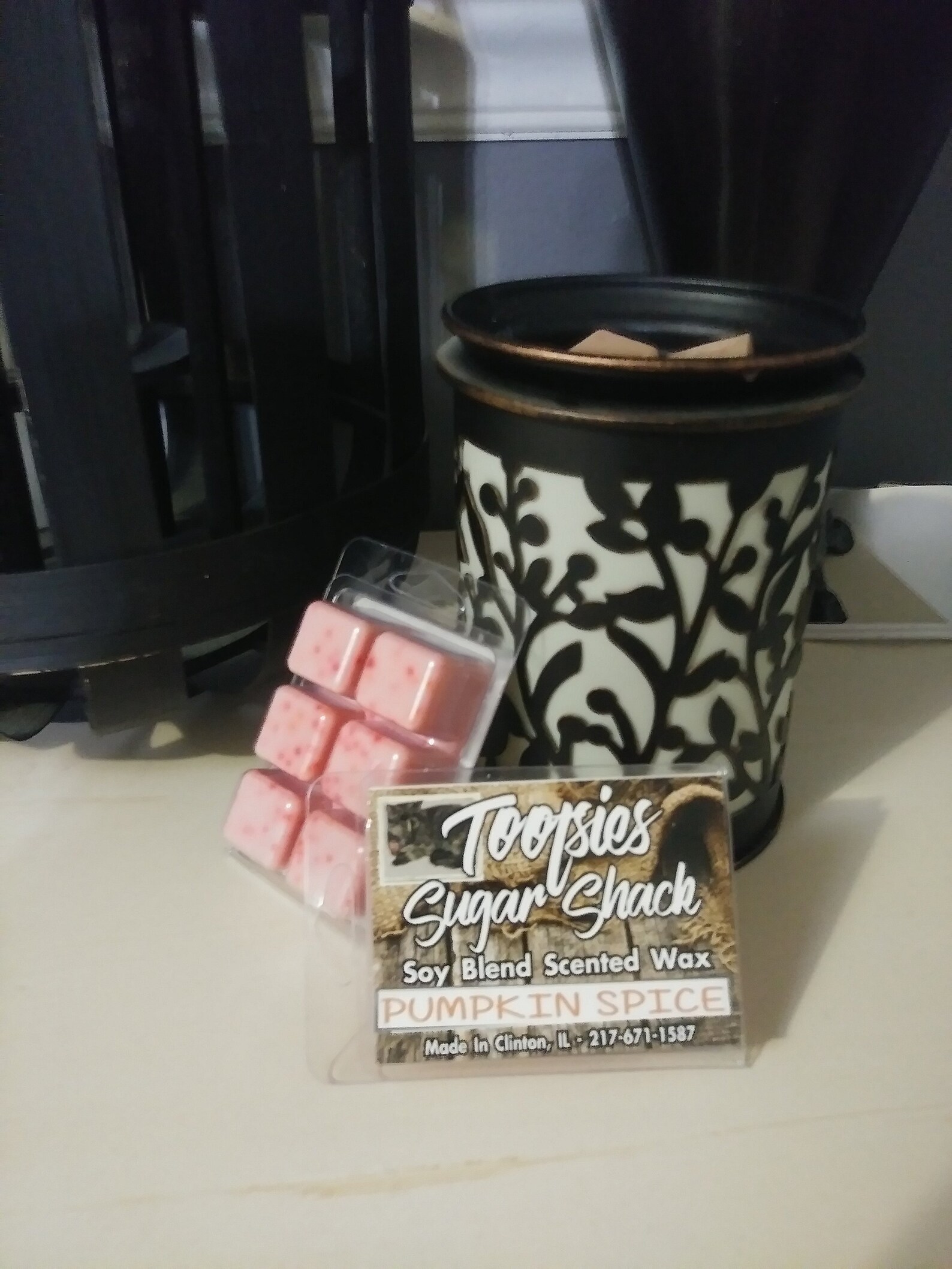 Mint Chocolate Chip Wax Melt Strong Wax Melts Minty Wax Etsy