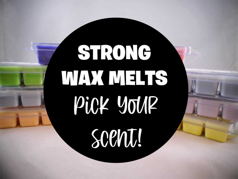 WAX MELTS - Choose Your Scent - strong wax tart melts - soy blend wax melts - wax melts cubes  for warmer - cheap lasting wax melts