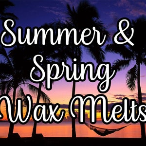 Summer spring wax melts - summer wax tart melts - soy blend wax melts - wax melts for warmer - cheap spring wax melts