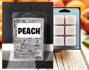 peach wax melts, strong wax melts