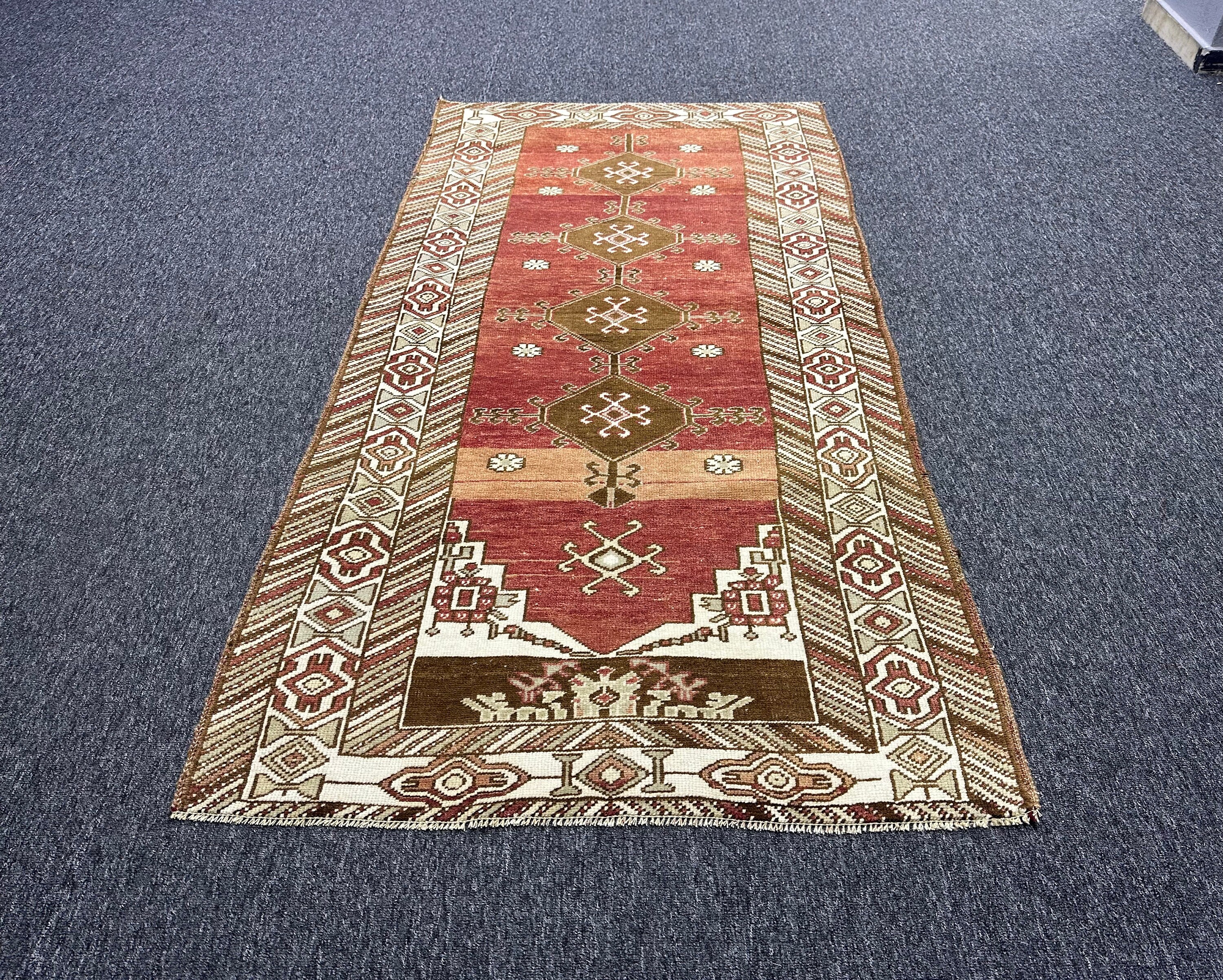 トルコ ヴィンテージラグ Old Turkish Vintage Rug トルコ絨毯