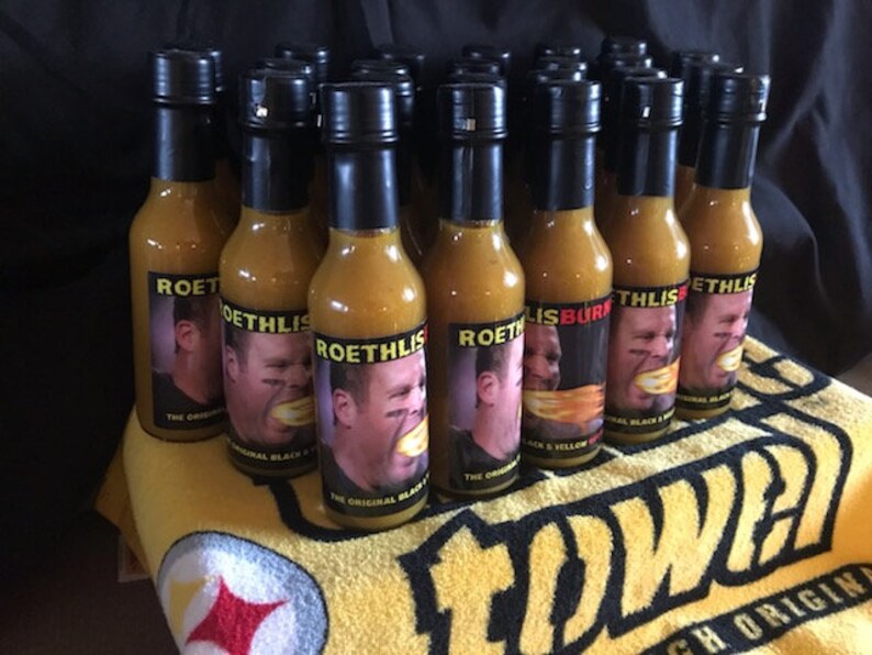 Pittsburgh Steelers Ben Roethlisberger Gourmet Hot Sauce roethlisburner