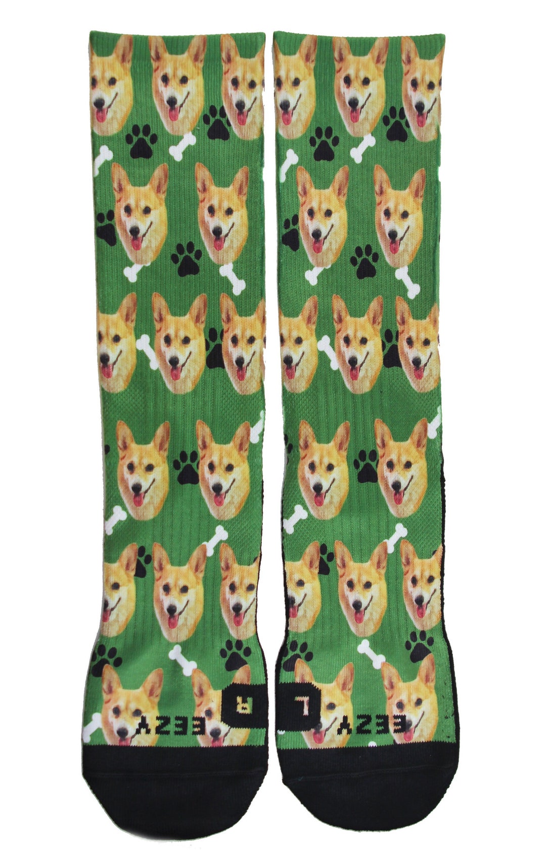 Customized Dog Socks Put Your Dog on Custom Socks, Dog Socks, Dog Gift