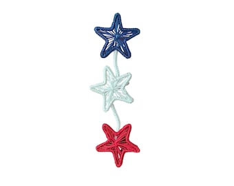 x4 Patriotic Star Napkin Ring- klatso