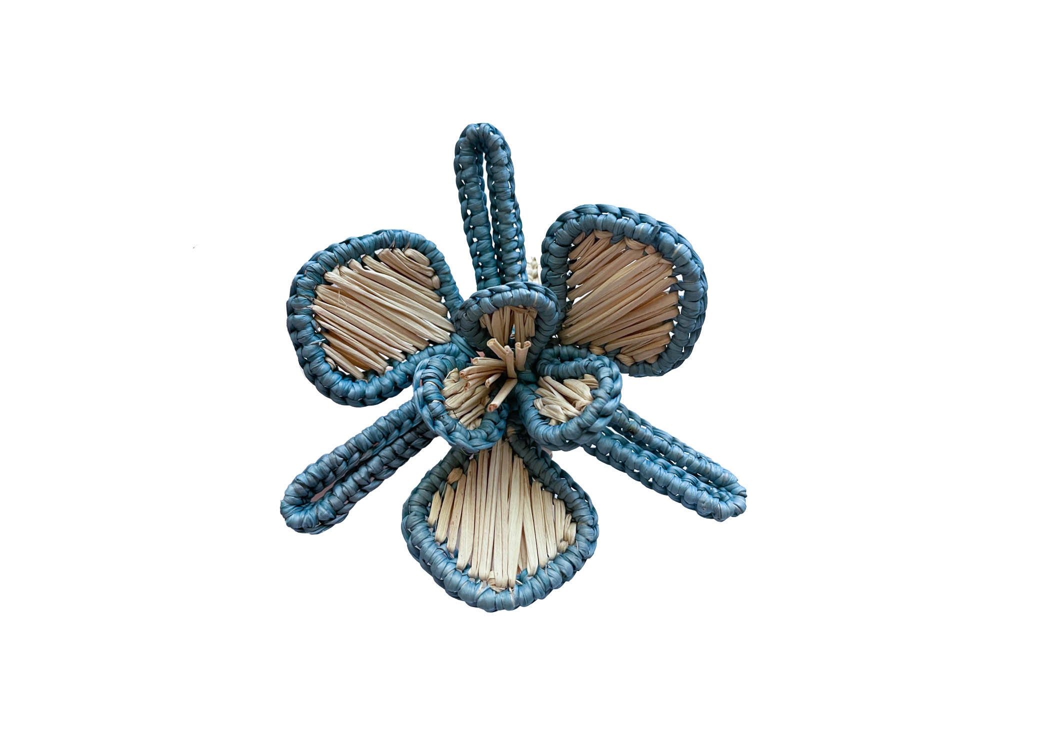 Orchid Straw/raffia Napkin Rings Etsy