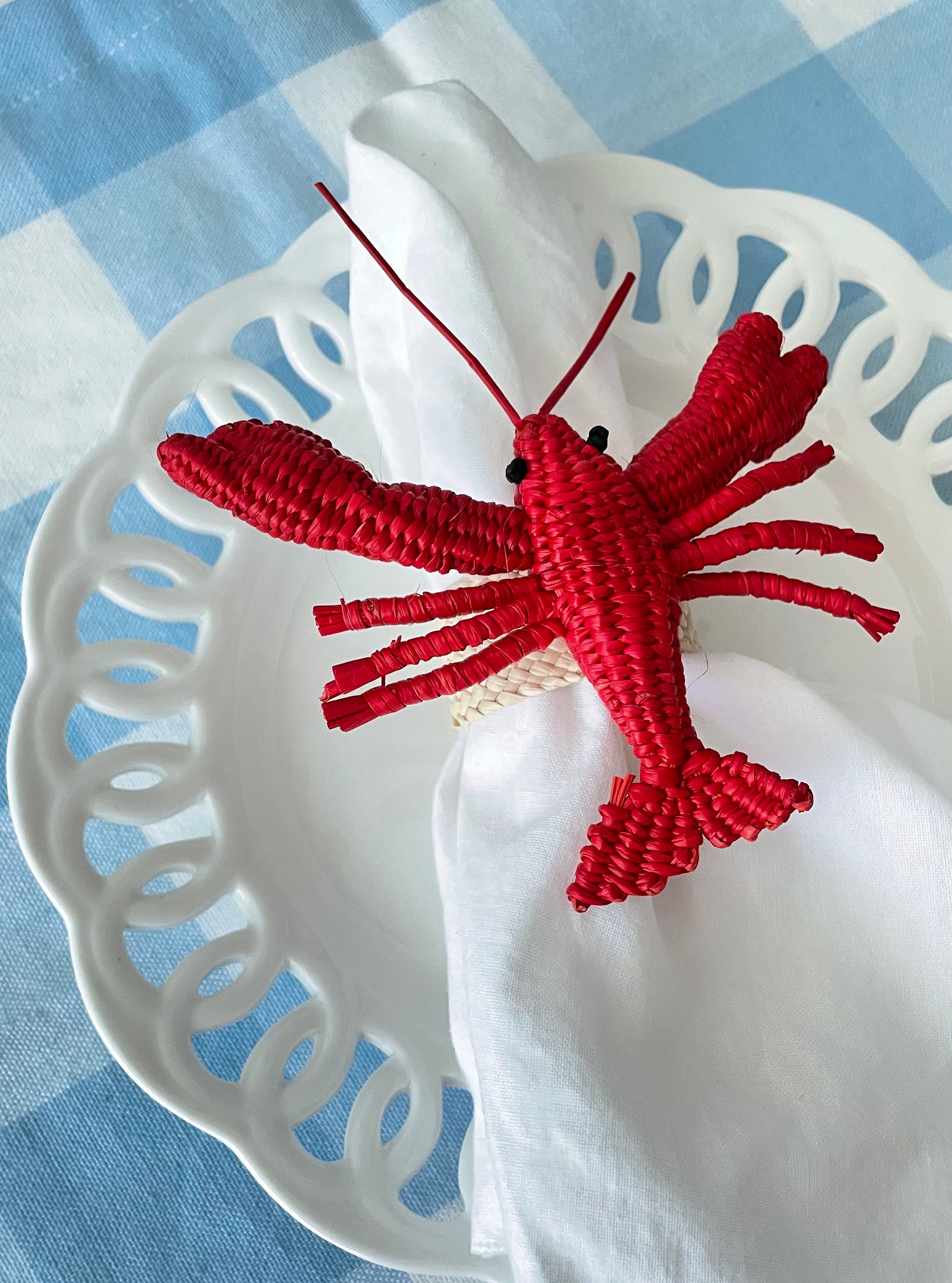Lobster & Crab Napkin Ring Etsy UK