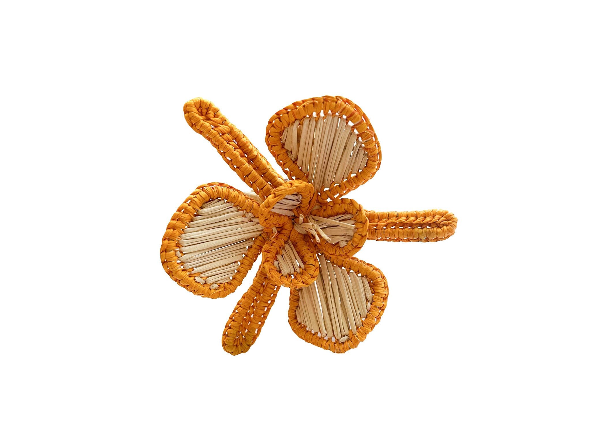 Orchid Straw/raffia Napkin Rings Etsy