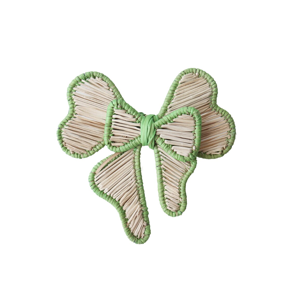 Bow Napkin Ring Colored Trim Etsy