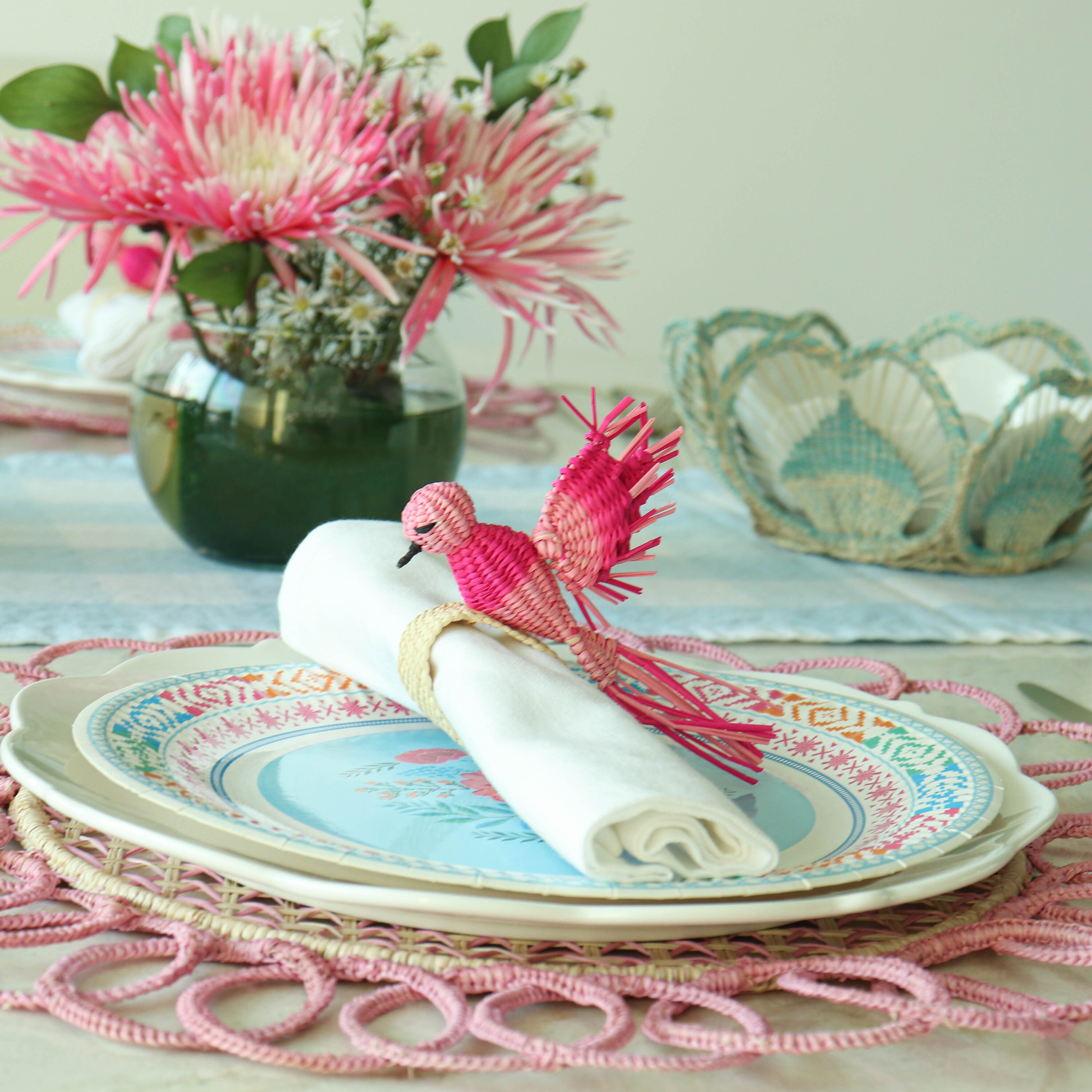 Hummingbird napkin best sale rings