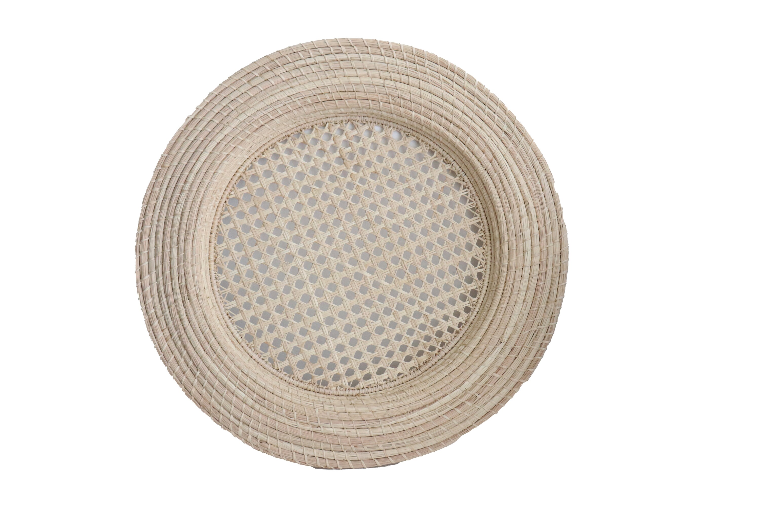 Straw/iraca Charger Plate Etsy