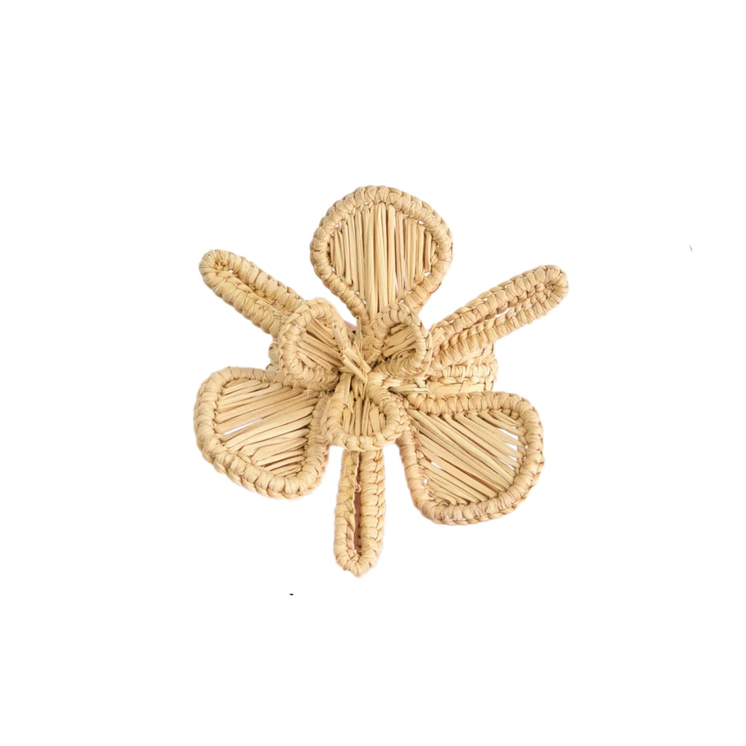 Orchid Straw/raffia Handmade Napkin Ringsklatso Etsy
