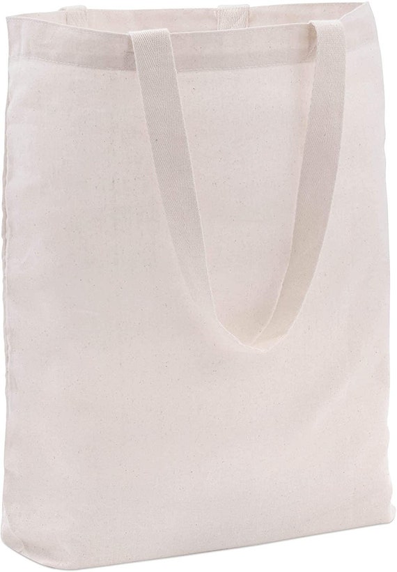 Sublimation Tote Bag, 12 Pack Canvas Tote Bag, Custom Sublimation