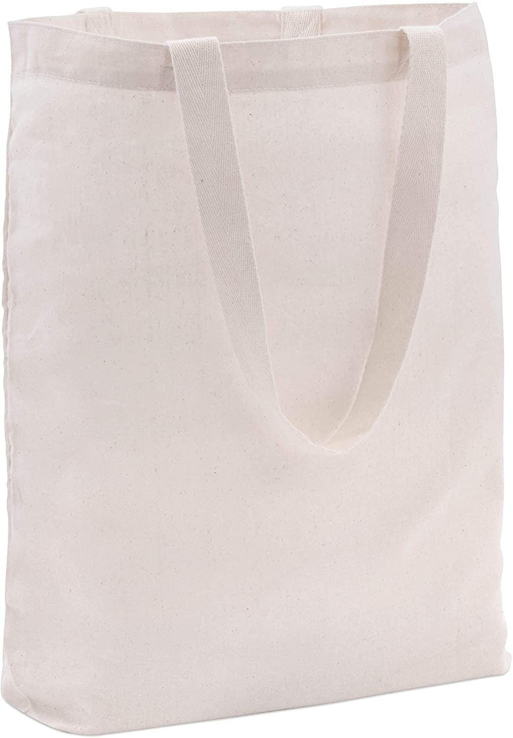 Sublimation Tote Bags Blanks 20 Pack 14.5x15.75x 3.5 Cotton Reusable Bag  With Handles, Blank Natural Cotton for Gifts, Small Businesses, 