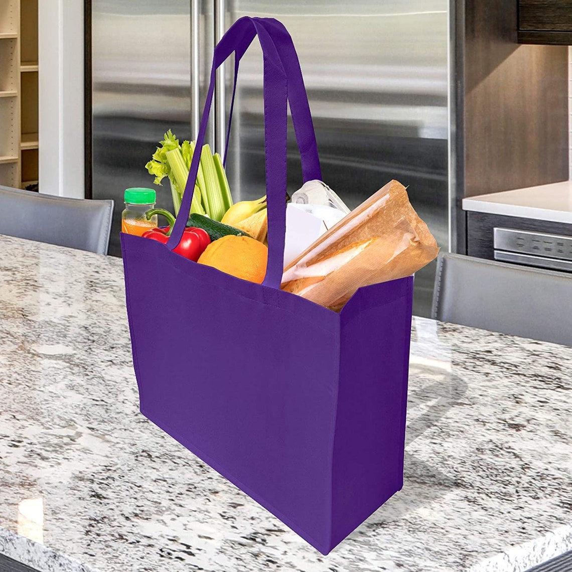 Large Multicolor Reusable Gift Bags Shopping Bags With Etsy