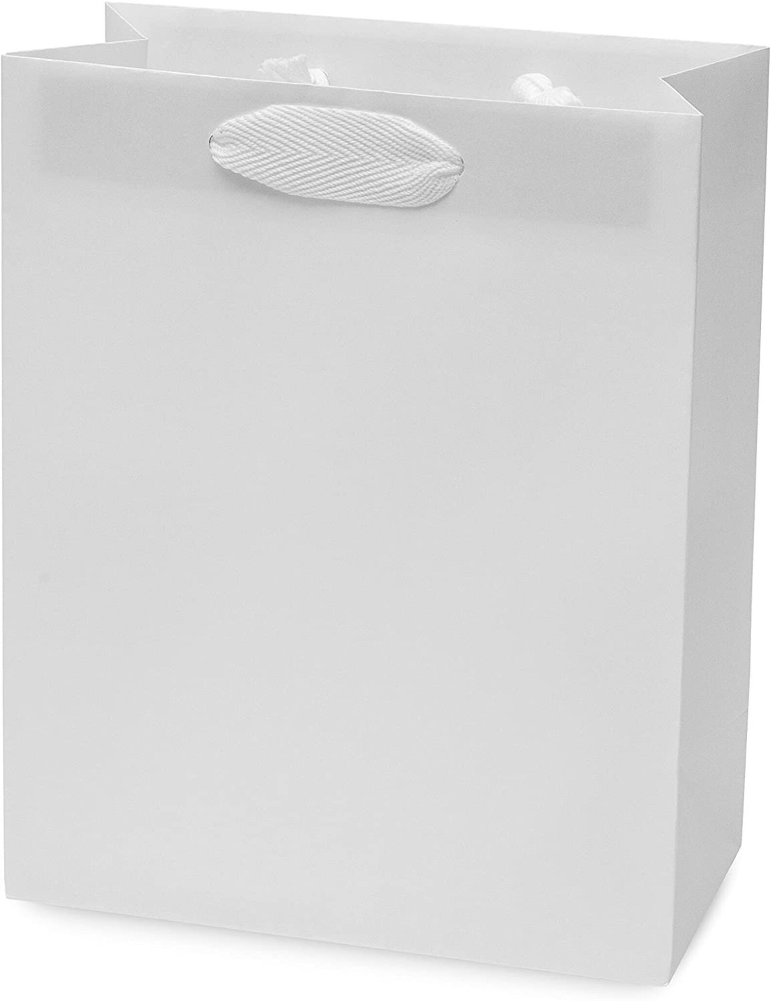 White Gift Bags With Handles 8x4x10 Inch Paper Shopping Etsy