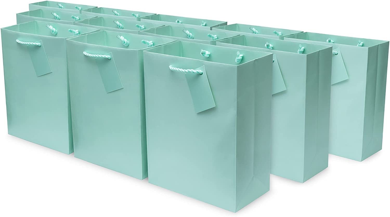 Mint green gift bags online