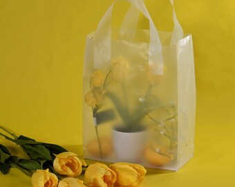 clear plastic bolsas with handles
