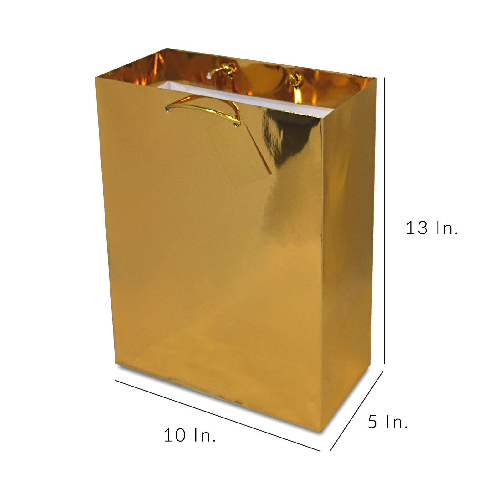 Red Foil Gift Bags With Handles Designer Solid Red Paper Gift Etsy