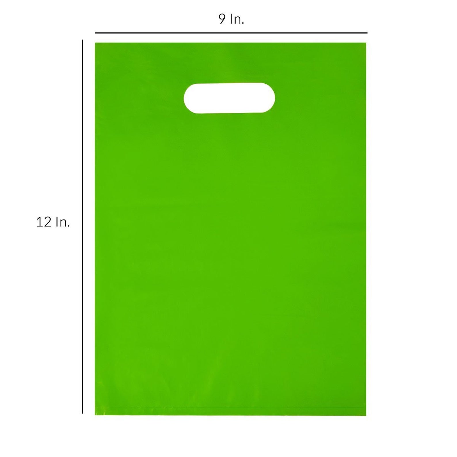 50 Pcs. Plastic Merchandise Shopping Bags with Handles Etsy