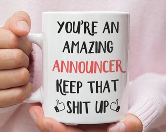 birthday present items sports announcer athlete professionalfathers day Funny tumbler gift for commentator