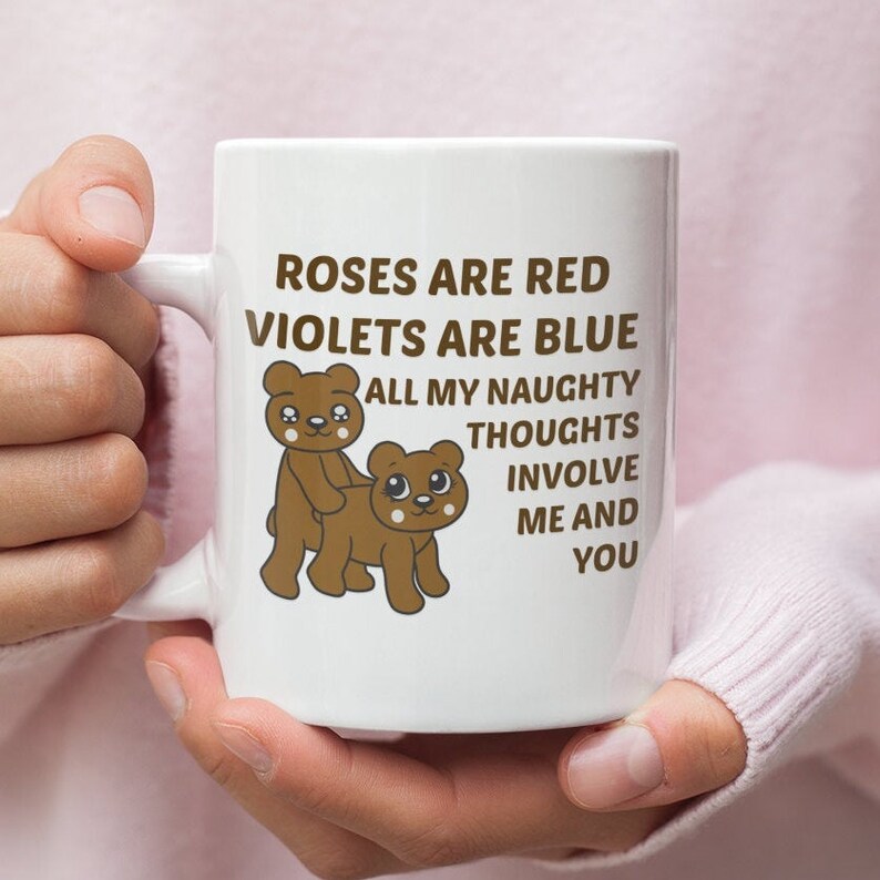 Funny Valentines Day Gift for Him Naughty Valentines Day Mug Etsy