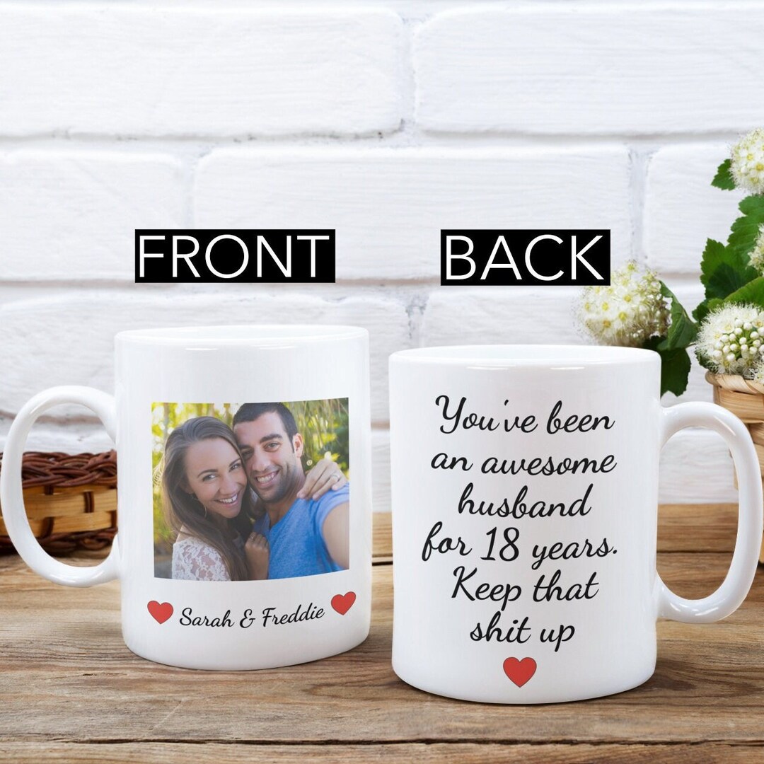 Custom 18th Anniversary Gift 18 Year Anniversary Gifts for Etsy