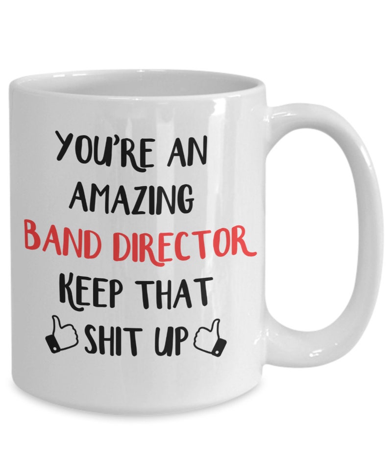 Band Director Gift Mug For Band Director Band Director Mug Etsy