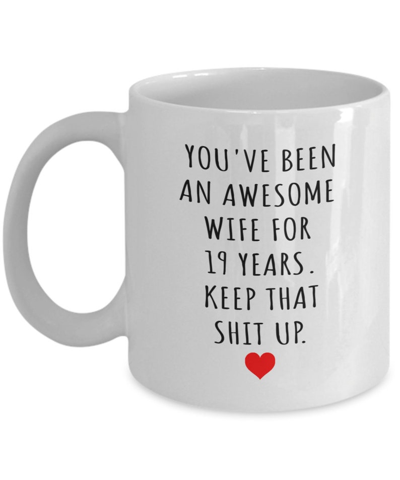 19th Anniversary Gift For Wife 19 Year Anniversary Gift