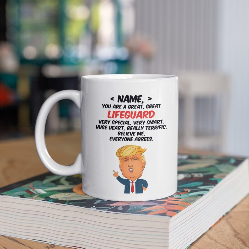 Personalized Gift for Lifeguard Lifeguard Trump Funny Gift Etsy