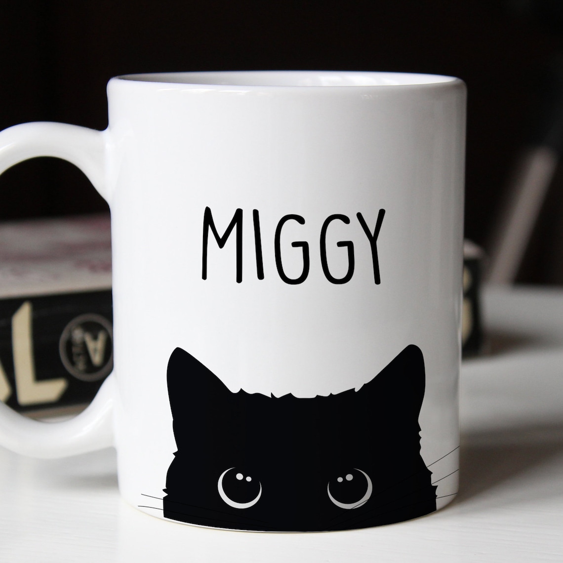Personalized Cat Mug Custom Cat Name Mug Cat Mug Cat Lovers | Etsy
