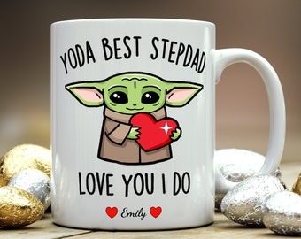 Yoda Best Stepdad, Step Dad Gift for Fathers Day, Stepdad gift from Daughter, Bonus dad gift, Stepdad Mug, Step Dad Yoda Mug