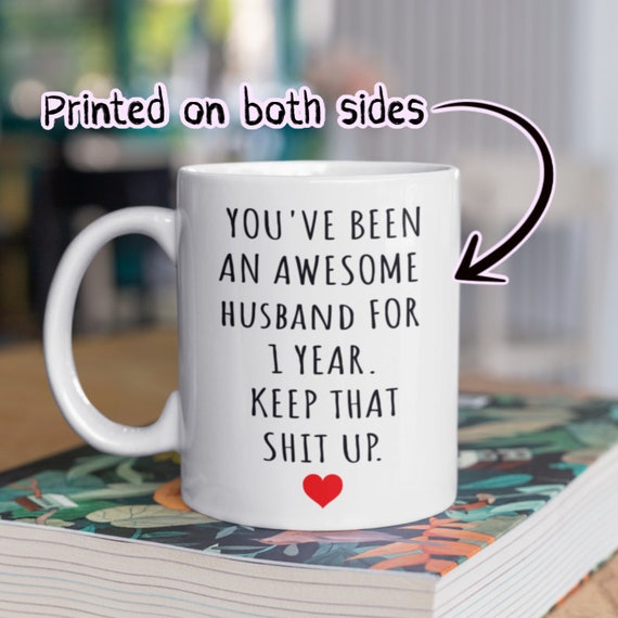 gift for husband 1 year wedding anniversary
