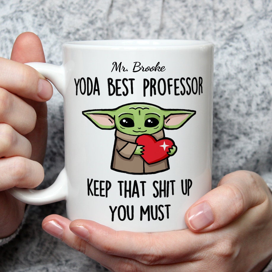 Personalized Gift For Professor Yoda Best Professor Etsy