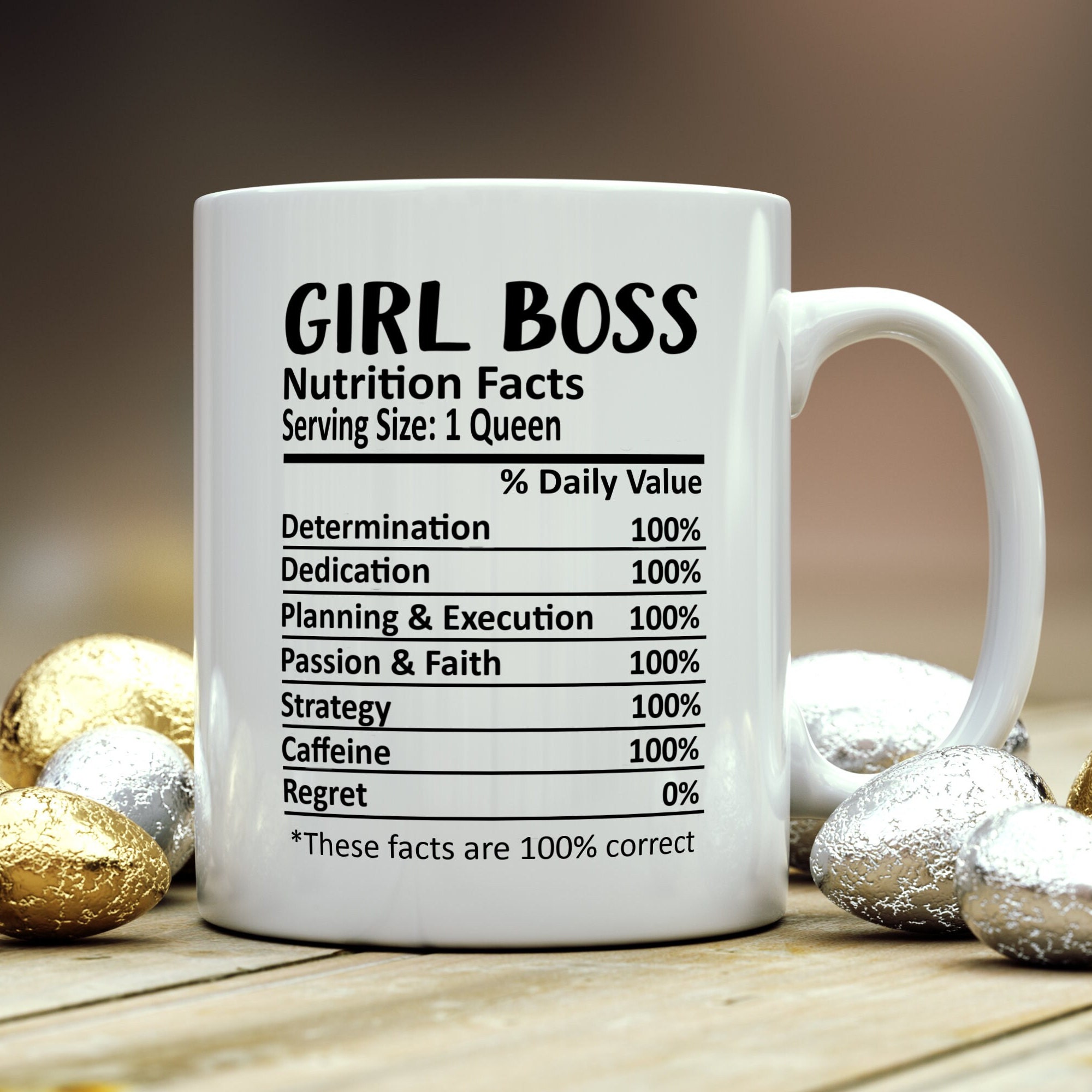 presse offset Theseus Girl Boss Mug Girl Boss Gift Girl Boss Nutritional Facts - Etsy