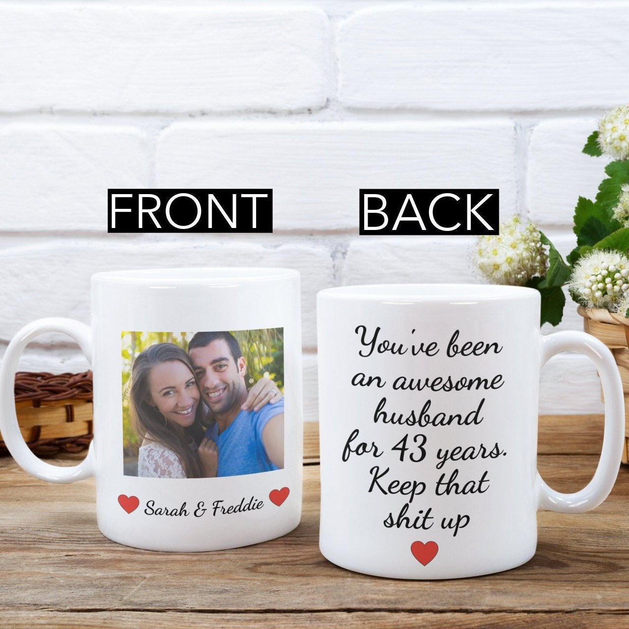 Heat up the love with various list of 43rd wedding gifts