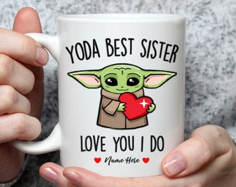 Yoda Best Sister - Etsy