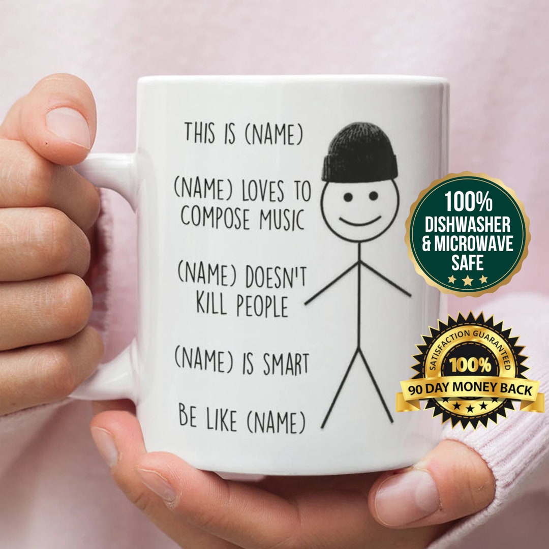 Personalized Music Composer Gift Music Composer Gift for Men Etsy