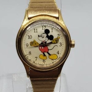 Vintage Mickey Mouse Watch Womens