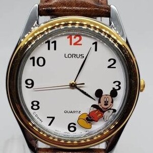 Vintage Lorus Quartz Mickey Mouse Watch