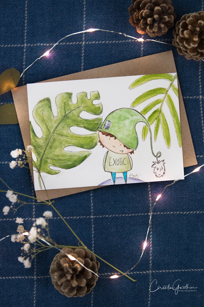 Postcard Korrigan Exotic
