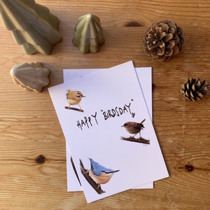 Carte "Three little birdsday" - A6 image 2
