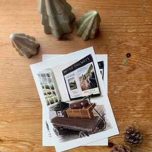 Cartolina "Walking in Glenfinnan" - A6 immagine 3