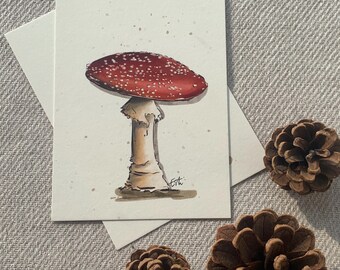 Postcard "mushroom" -A6