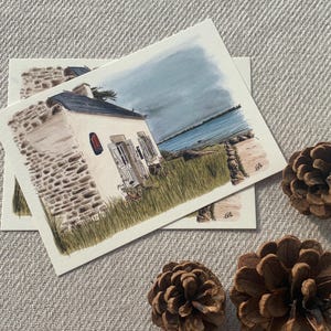 Carte postale "souvenir d’été à l’Île aux Moines" -A6