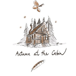 Carte postale "Autumn at the cabin" - A6