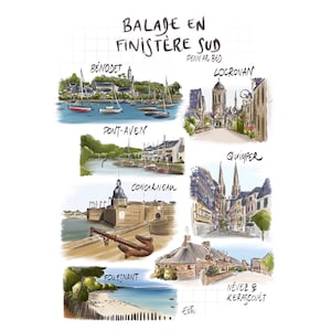 Carte postale « Balade En Finistère Sud » - A6