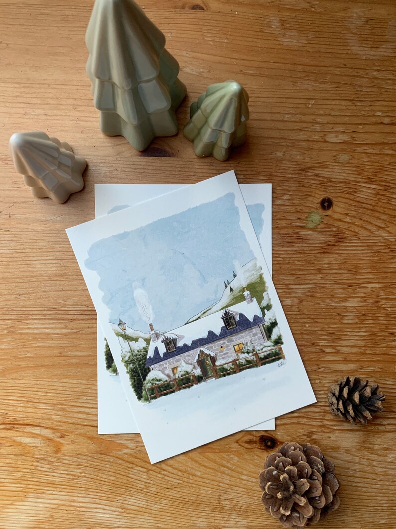 Cartolina "Casa scozzese" - A6 immagine 3